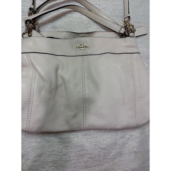 Off white vintage Lexi shoulder coach bag purse - Picture 2 of 9